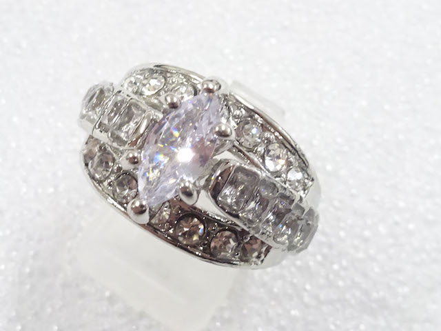 CRYSTAL FASHION RING / JP SIZE 19.5